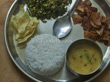 Lunch Menu-1: Karnataka Thali