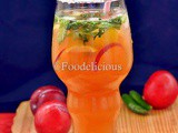 Virgin Peach-Plum-Chilli Mojito For Sparkling Himalayan Mocktail Contest | Mocktail | Summer Drink