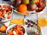 Fruit Salad with Orange Vanilla Syrup