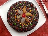 Fruits Filled Chocolate Cake