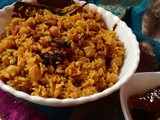 Kabuli Chana Pulav (White Chickpea Rice )