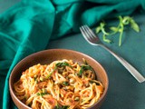 One Pot Spaghetti with Rocket Leaves