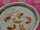 Javvarisi Semiya Paal Payasam | Sago Vermicelli Kheer | South Indian Payasam Recipe
