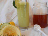 Enviable lemonade with cucumber