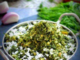 Dill leaves stir fry / sabsige soppu palya / suva bhaji