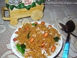 Gojjavalakki / huliavalakki / crushed spicy tangy beaten rice