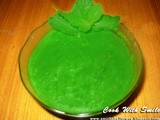 Green chutney / mint coriander chutney