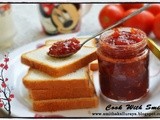 Homemade tomato jam - no preservatives