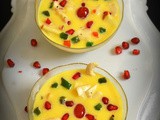 Mixed fruit custard recipe / fruit salad with custard recipe