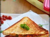 Paneer sandwich / veg cottage cheese sandwich