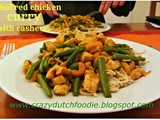 Thai Red Chicken Curry with Cashews