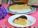 One bowl vanilla cake with chocolate ganache frosting - Easy cake recipes