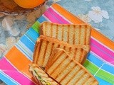 Spinach corn cheese sandwich recipe - Easy sandwich recipes