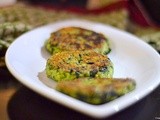 Tofu and spinach cutlets recipe - Spinach tofu patty for burger/sandwiches