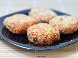 Vegetable brown rice patty - easy wholemeal ideas