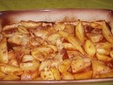 Fish baked in Cretan fashion