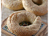 Semit – Anelli di pane egiziano al sesamo – Egyptian sesame rings bread