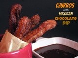 Churros with Mexican Chocolate Dip