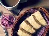 Lime Biscuits with Blueberry Butter