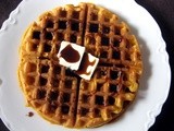 Sweet Potato Waffles with Guinness Syrup
