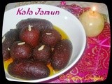 Diwali Treats ~ Bengali Famous Sweets Kalo Jaam or Kala Jamun