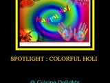 My First Event - spotlight : colourful holi