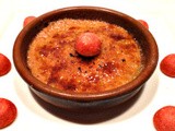 Crème brûlée aux fraises Tagada