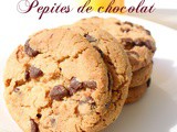 Cookies pepites de chocolat et beurre de cacahuetes