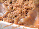 Crumble aux pommes caramel beurre salé