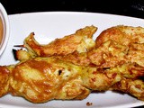 Chicken satay with peanut sauce