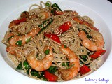 Sesame shrimp pasta salad