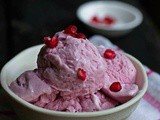 Pomegranate Ice cream - Guest Post for Sapana Behl