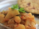 Shalgam Masala (Turnip cooked in Indian Spices)
