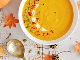 Thai Spicy Pumpkin Coconut Soup | Thick Soup | Fall Soup Recipes