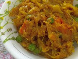 Cabbage stir fry / badhakopir ghonto
