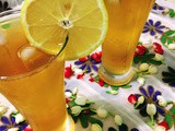 Iced lemon jasmine tea