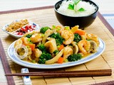 Seafood Stir Fry With Vegetables