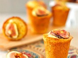 Fig and orange honey cakes