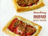 Strawberry rhubarb mini-tarts