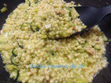 Fregola con tonno e zucchine