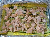Lasagne vegetariane con salmone in oliocottura e zucchine