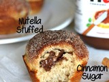 #MuffinMonday: Nutella Stuffed Cinnamon Sugar Muffins