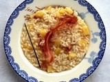 Risotto fumè con le mele