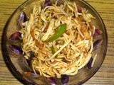 Indo- Chinese Vegetable Hakka Noodles