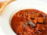 Hot and smoky aubergine curry