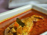Red Snapper Fish Curry Recipe | Sankara Meen Kuzhambu Recipe