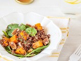 Roasted Butternut Pumpkin and Red Quinoa Salad