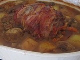 Beef Braised and oven baked in a savoury casserole