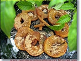 Baked apples in the oven or grill with whipped cream
