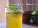 Apple, Ginger and Mint Juice - a cleansing juice